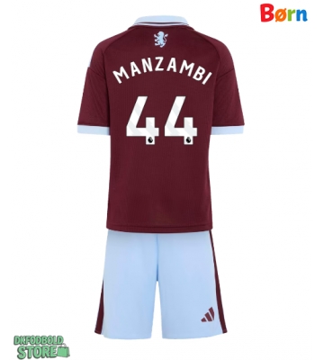 Aston Villa Johan Manzambi #44 Replika Babytøj Hjemmebanesæt Børn 2026-27 Kortærmet (+ Korte bukser)